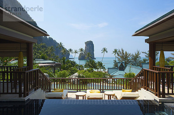 Pool einer Suite des Centara Resorts  Krabi  Thailand  Asien