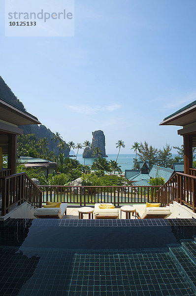 Pool einer Suite des Centara Resorts  Krabi  Thailand  Asien