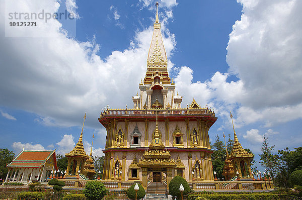 Wat Chalong Tempel  Phuket  Thailand  Asien