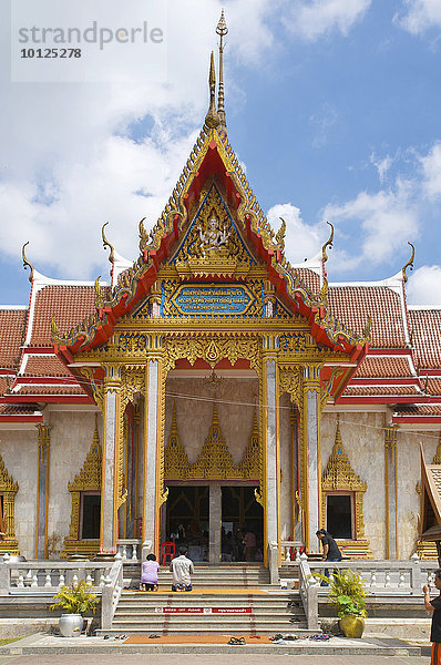 Tempel Wat Chalong  Insel Phuket  Thailand  Asien