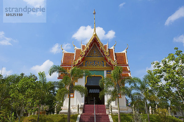 Wat Phra Tong Tempel in Thalang  Insel Phuket  Thailand  Asien