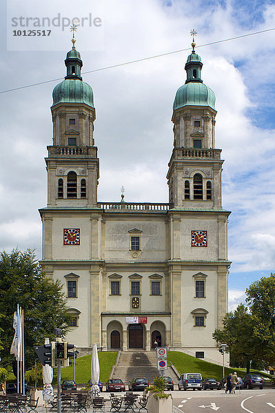 St. Lorenz Basilika  Kempten  Allgäu  Bayern  Deutschland  Europa
