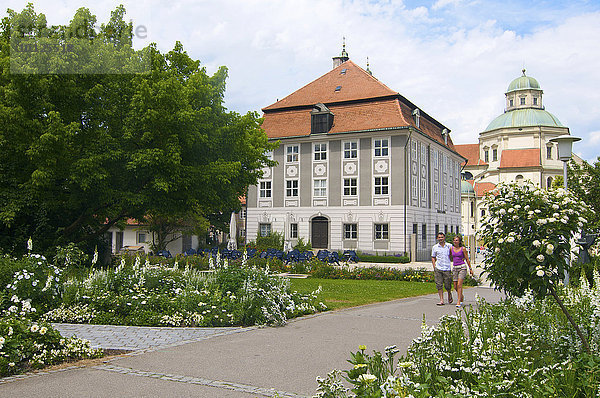 Zumsteinhaus am Stadtpark in Kempten  Allgäu  Bayern  Deutschland  Europa