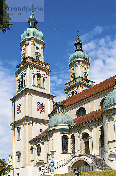St. Lorenz Basilika  Kempten  Allgäu  Bayern  Deutschland  Europa