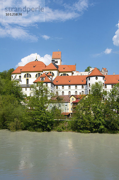 Kloster St. Mang und Lech in Füssen  Allgäu  Bayern  Deutschland  Europa