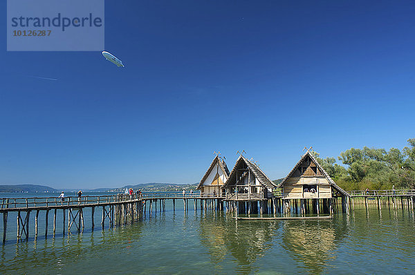 Pfahlbaumuseum in Unteruhldingen  Bodensee  Baden-Württemberg  Deutschland  Europa