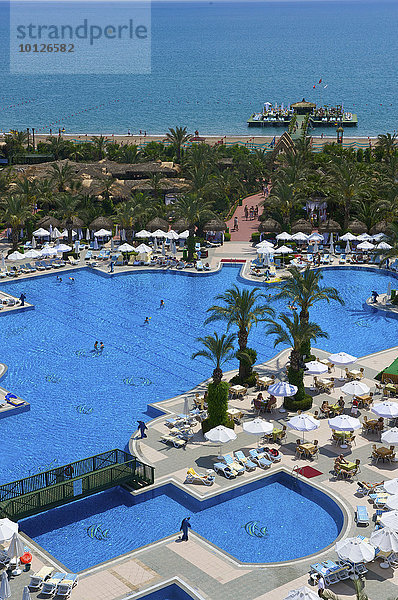 Delphin Palace Hotel am Strand von Antalya  türkische Riviera  Türkei  Asien