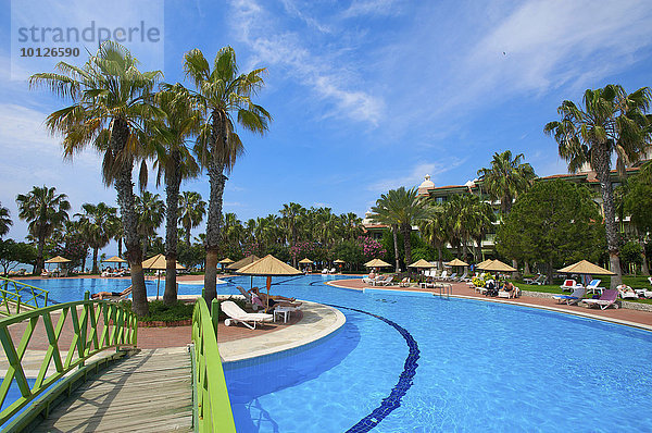 'Pool des Hotel ''Defne Star'' in Side  türkische Riviera  Türkei  Vorderasien  Asien'