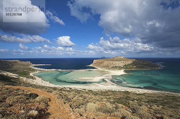 Balos Beach  Gramvousa Halbinsel  Kreta  Griechenland  Europa