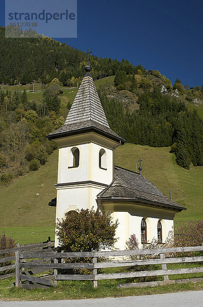 Kapelle im Großarltal im Pongau im Salzburger Land  Österreich  Europa