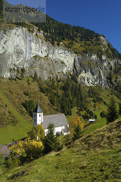 Blick auf Kirche  Hüttschlag im Großarltal im Pongau im Salzburger Land  Österreich  Europa