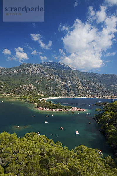 Ölüdeniz bei Fethiye  türkische Ägäisküste  Türkei  Asien