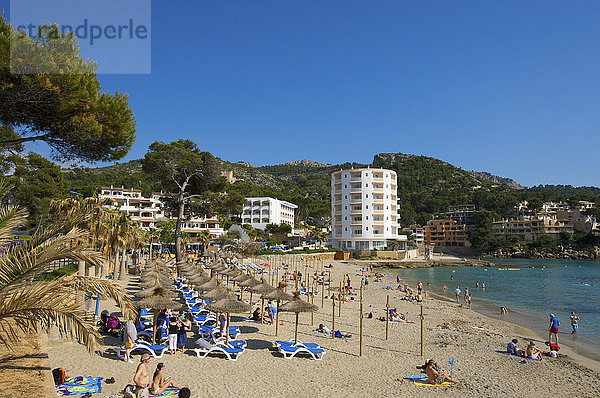 Strand von Sant Elm  Mallorca  Balearen  Spanien  Europa