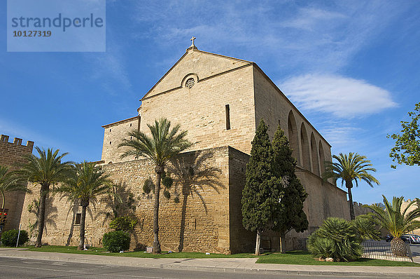 Església de Sant Jaume Kirche  Altstadt von Alcudia  Mallorca  Balearen  Spanien  Europa