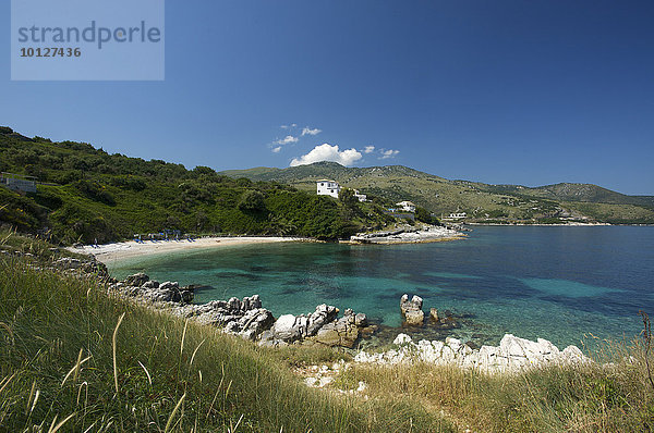 Strand von Kassiopi  Korfu  Ionische Inseln  Griechenland  Europa