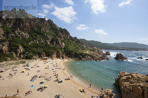 Li Cossi Strand  Costa Paradiso  Sardinien  Italien  Europa