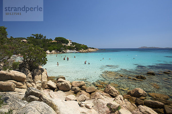 Capriccioli Strand  Costa Smeralda  Sardinien  Italien  Europa