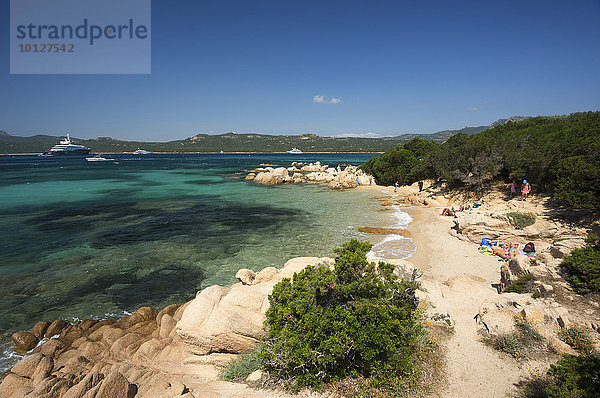 Bucht Cala di Volpe  Costa Smeralda  Sardinien  Italien  Europa