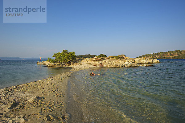 Lagonisi Beach  Sithonia  Chalkidiki  Griechenland  Europa
