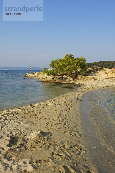 Lagonisi Strand  Sithonia  Chalkidiki  Griechenland  Europa