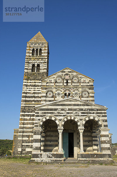 La Basilica della Santissima Trinita di Saccargia  Sardinien  Italien  Europa