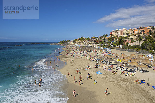 Der Strand Playa del Duque  Costa Adeje  Teneriffa  Kanaren  Spanien  Europa