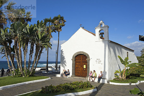 Kapelle am Meer  Puerto de la Cruz  Teneriffa  Kanaren  Spanien  Europa