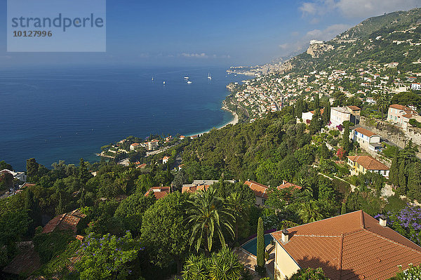 Monte Carlo an der Côte d?Azur  Roquebrune  Roquebrune-Cap-Martin  Département Alpes-Maritimes  Region Provence-Alpes-Côte d?Azur  Frankreich  Europa