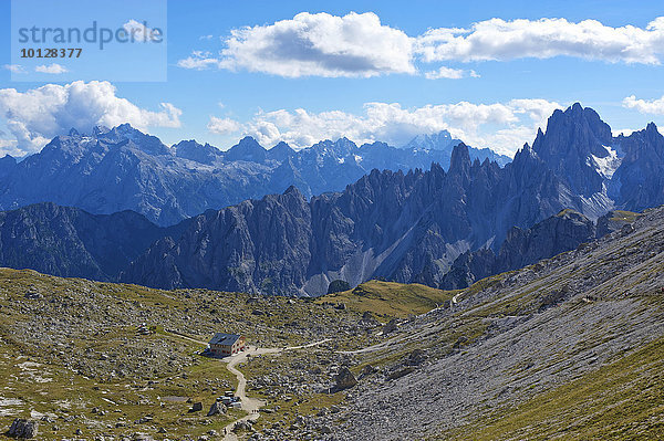 Lavaredo-Hütte  Sextner Dolomiten  Provinz Südtirol  Trentino-Südtirol  Italien  Europa