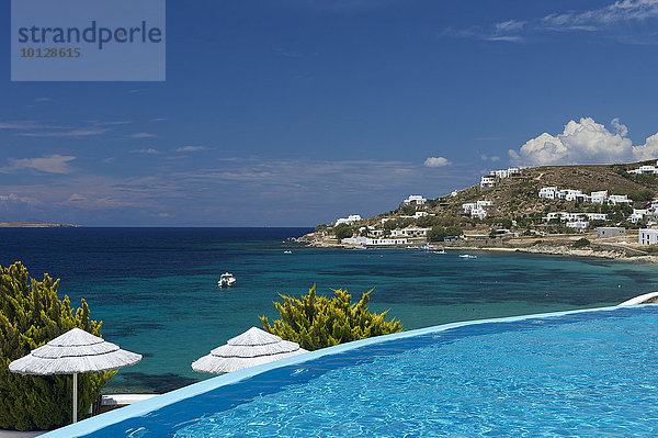 Pool des Hotels Saint John  Agios Ioannis  Mykonos  Kykladen  Griechenland  Europa