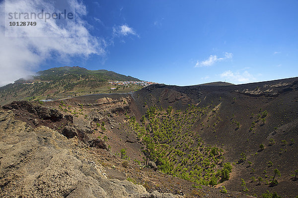 Vulkan San Antonio im Monumento Natural de Los Volcanes de Teneguía Park  La Palma  Kanarische Inseln  Spanien  Europa