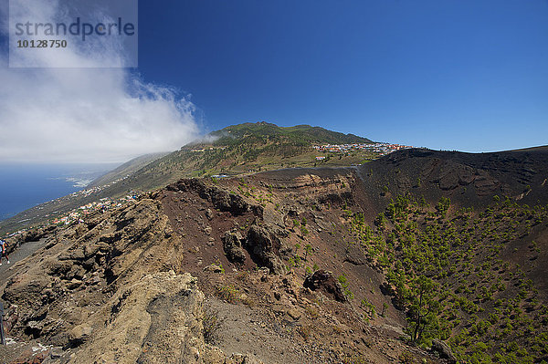 Vulkan San Antonio im Monumento Natural de los Volcanes de Teneguía Park  La Palma  Kanarische Inseln  Spanien  Europa