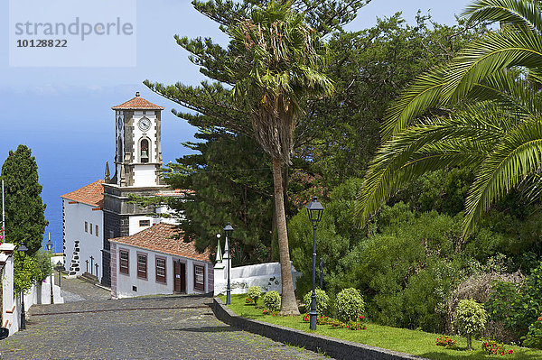 Kirche San Blas in Villa de Mazo  La Palma  Kanarische Inseln  Spanien  Europa