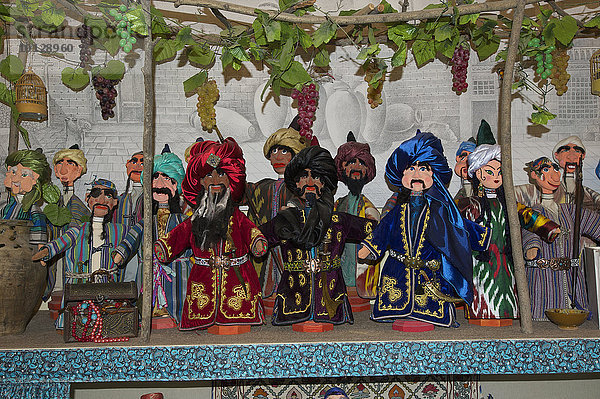 Traditionelle Handpuppen  Buchara  Usbekistan  Asien