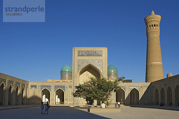 Kalon-Moschee und Minarett  Buchara  Usbekistan  Asien