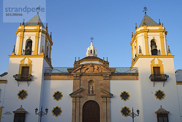 Kathedrale auf der Plaza del Socorro  Ronda  Costa del Sol  Andalusien  Spanien  Europa