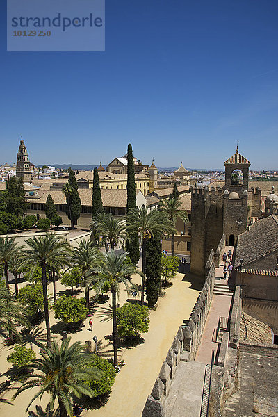 Alcázar de los Reyes Cristianos  Cordoba  Andalusien  Spanien  Europa