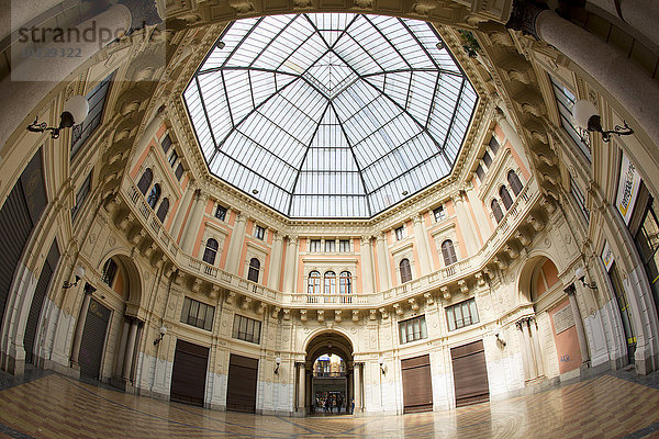 Galleria Geometrica  Salone Mercato  Pavia  Lombardei  Italien  Europa
