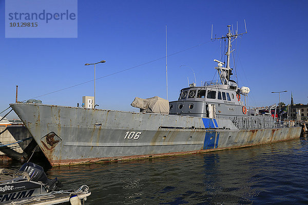 Küstenwachschiff Maru PVL-106 im Hafenmuseum  Lennusadam Seaplane Harbour Museum  Tallinn  Estland  Europa
