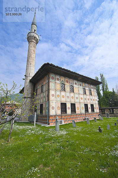 Bunte Moschee Sarana Dzamija  Tetovo  Mazedonien  Europa