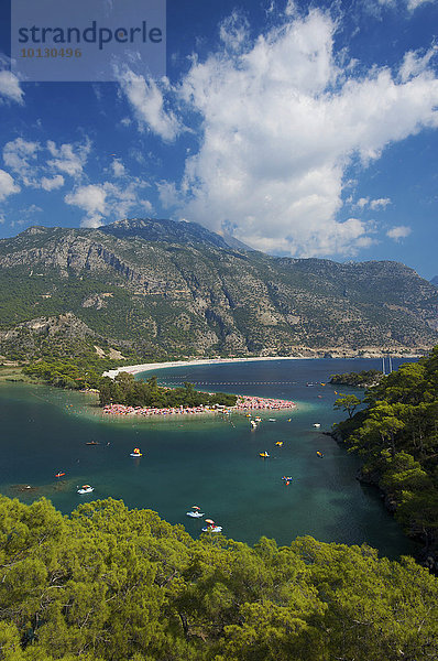 Ölüdeniz bei Fethiye  türkische Ägäisküste  Türkei  Asien