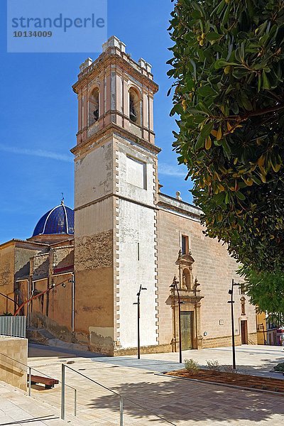 Iglesia de la Asuncion  Plaza de la Constitution  Denia  Provinz Alicante  Spanien  Europa
