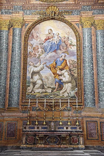 Altar in der Basilica di Santa Maria degli Angeli e dei Martiri  Basilika  Rom  Latium  Italien  Europa