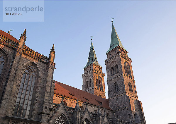 Kirche St. Sebald oder Sebalduskirche  Sebalder Altstadt  Nürnberg  Mittelfranken  Franken  Bayern  Deutschland  Europa