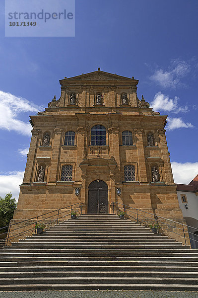 Barocke Wallfahrtskirche Maria Hilf  Amberg  Oberpfalz  Bayern  Deutschland  Europa