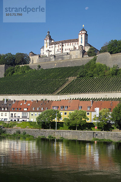 Festung Marienberg  Würzburg  Unterfranken  Bayern  Deutschland  Europa