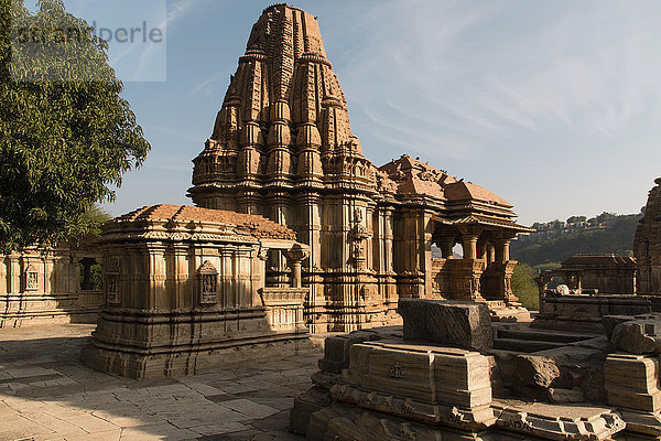 Sas Bahu Tempel  Tempelbezirk von Nagda  Hindu-Tempel  Eklingji  Rajasthan  Indien  Asien