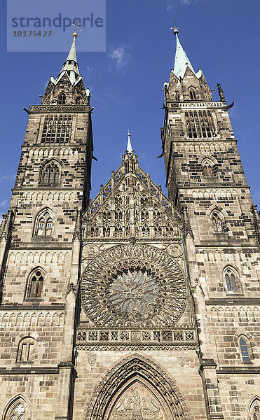 Lorenzkirche  Nürnberg  Bayern  Deutschland  Europa