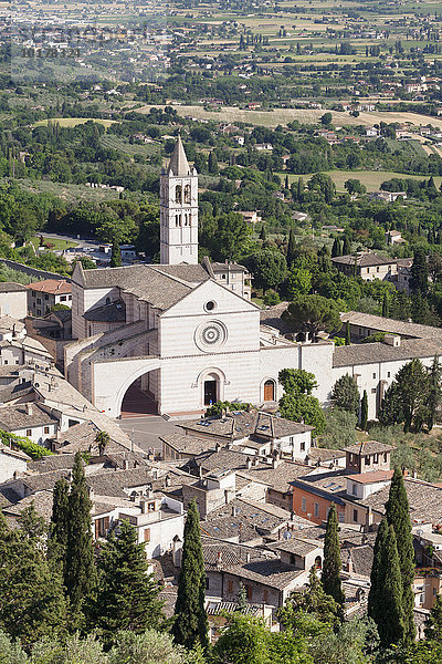 Basilika Santa Chiara  Assisi  Provinz Perugia  Umbrien  Italien  Europa