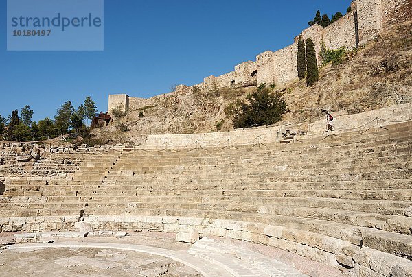 Römisches Theater  Provinz Málaga  Andalusien  Spanien  Europa